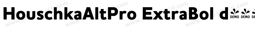 HouschkaAltPro ExtraBol d字体转换